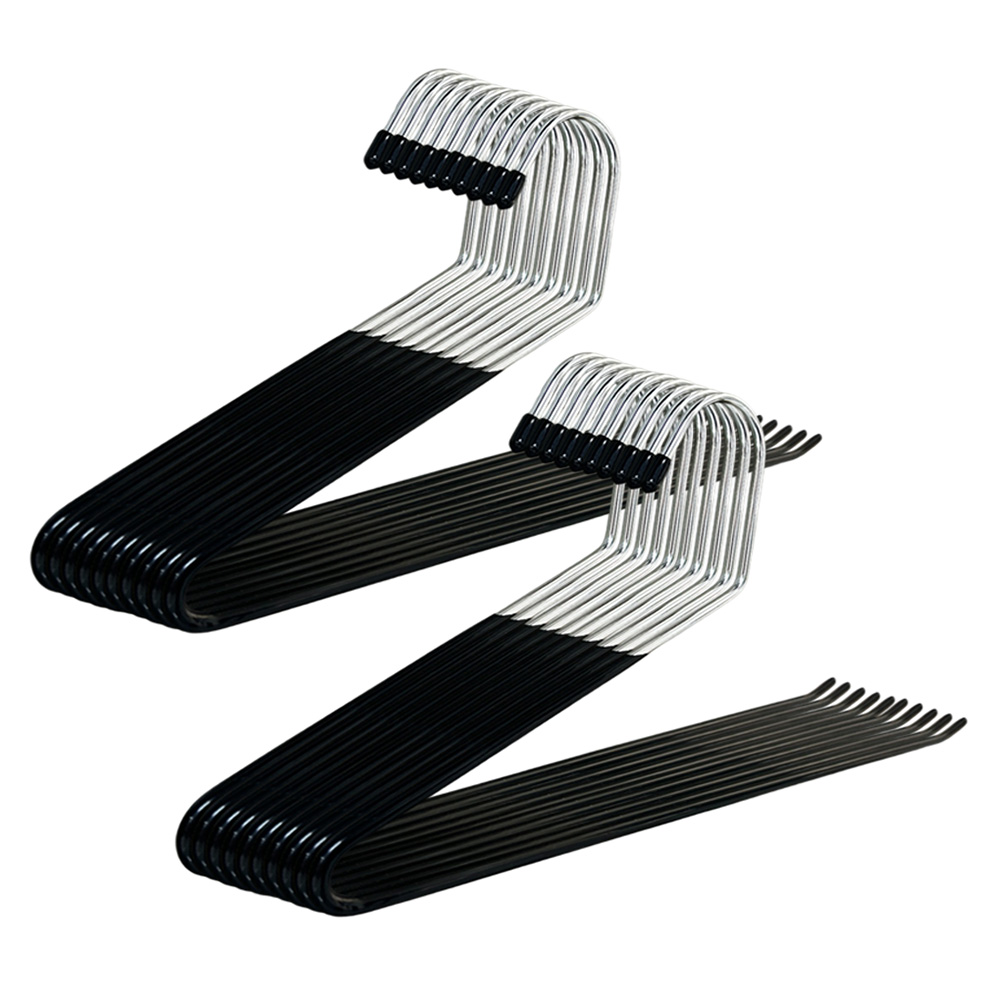 Bedroom Essential - Iron Hangers with Wide Shoulders - Prevents Garment Stretch