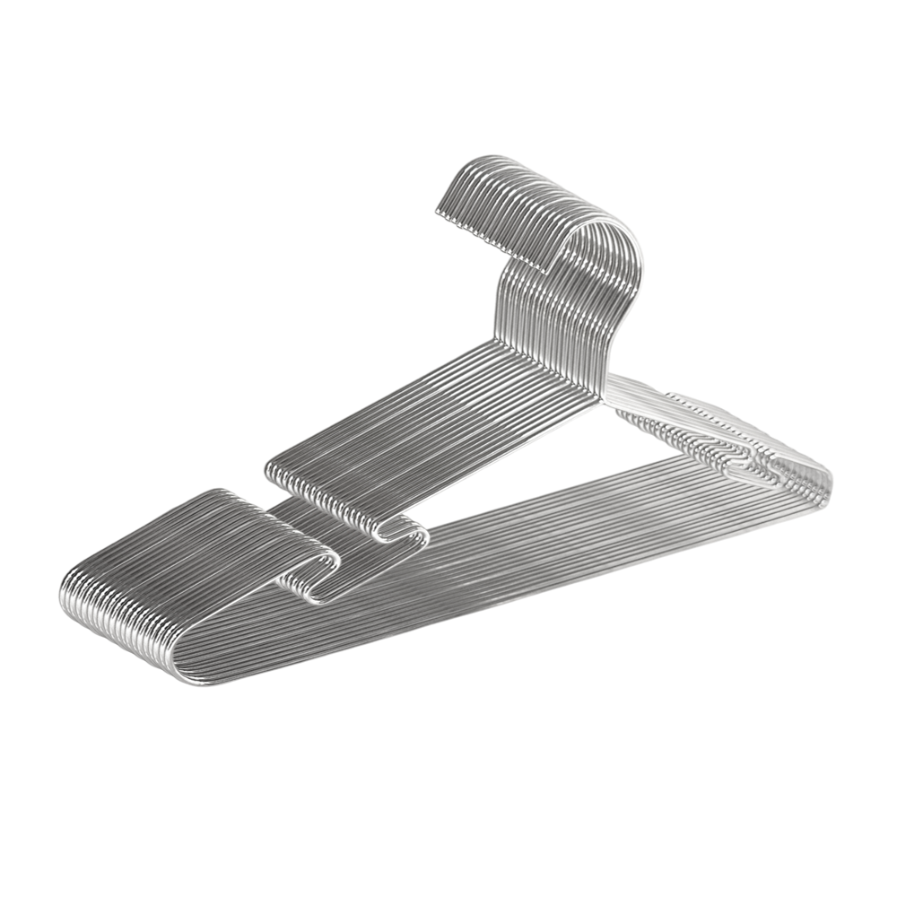 Clothes Hanger Strong Heavy Duty T notches Metal Ultra Thin Space Saving Wire Hangers