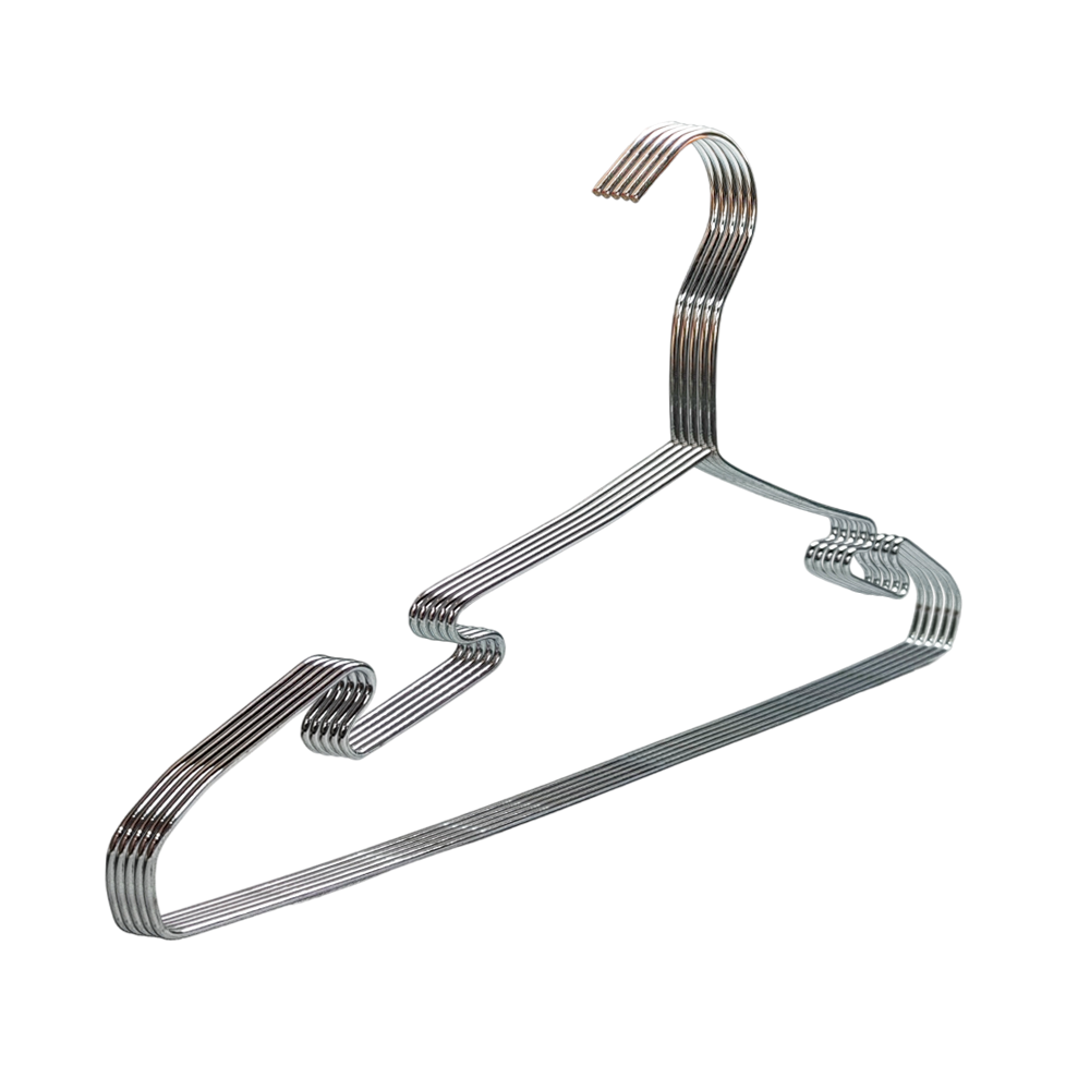 Coat Hangers For Clothes 20 Pack Clothes Hangers Adult Coathangers Sliver Wire Coat Hanger Space Saving Metal Hangers For Shirt