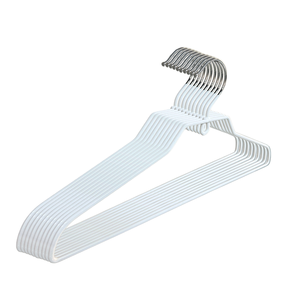 Stainless Steel Immersion Rubber Process Hangers Heavy Duty Non Slip Clothes Hangers Ultra Thin Space Saving for Clothing