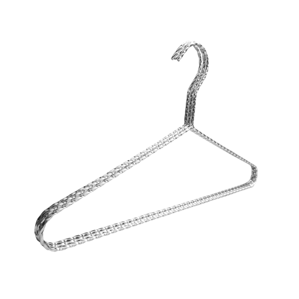 Clothes Hangers Stylish Twisted Iron Coat Hanger Metal Space Saving Coat Pant Hangers for Closet Organization Durable Non-Slip