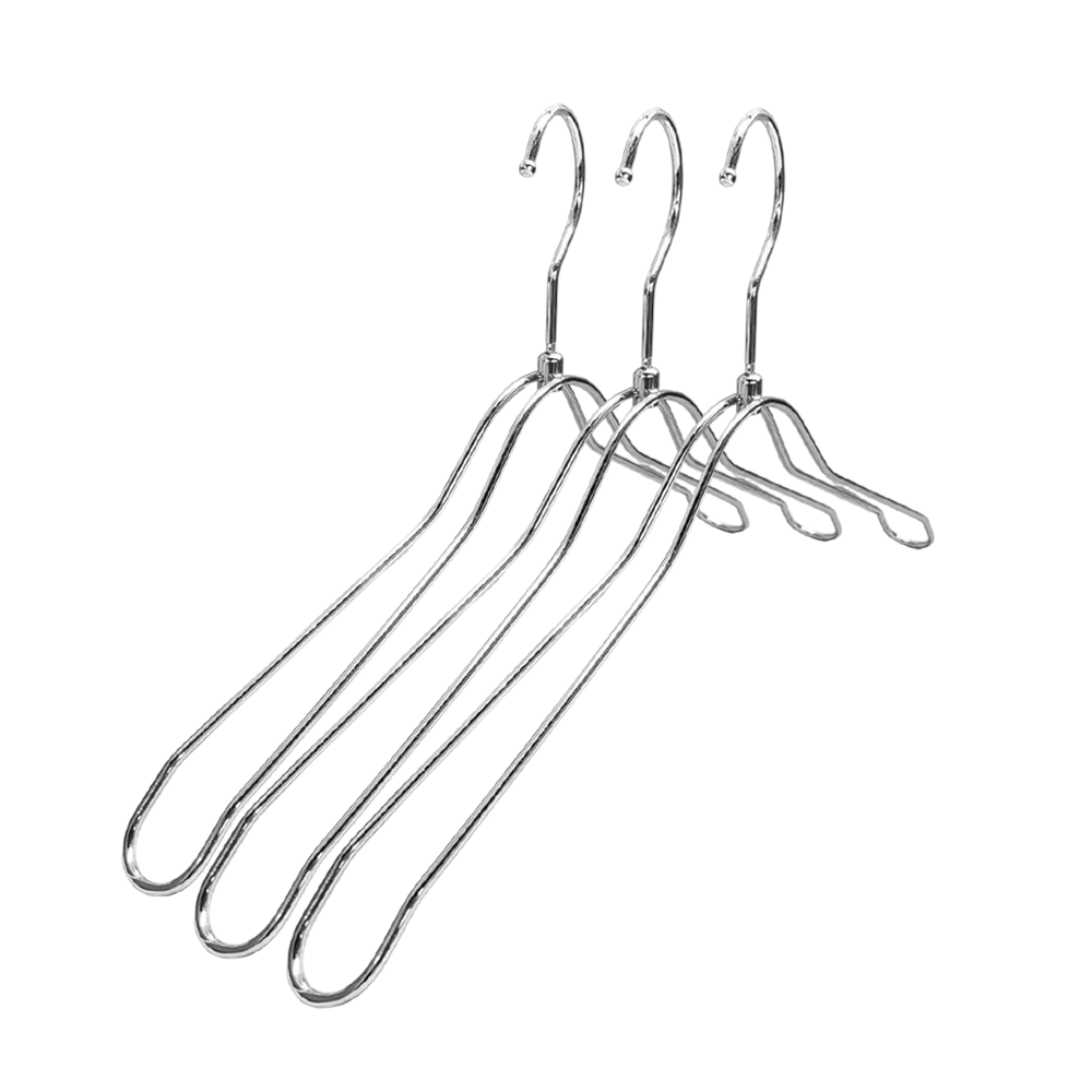 Double Steel Hangers Chrome Plated Metal Hanger