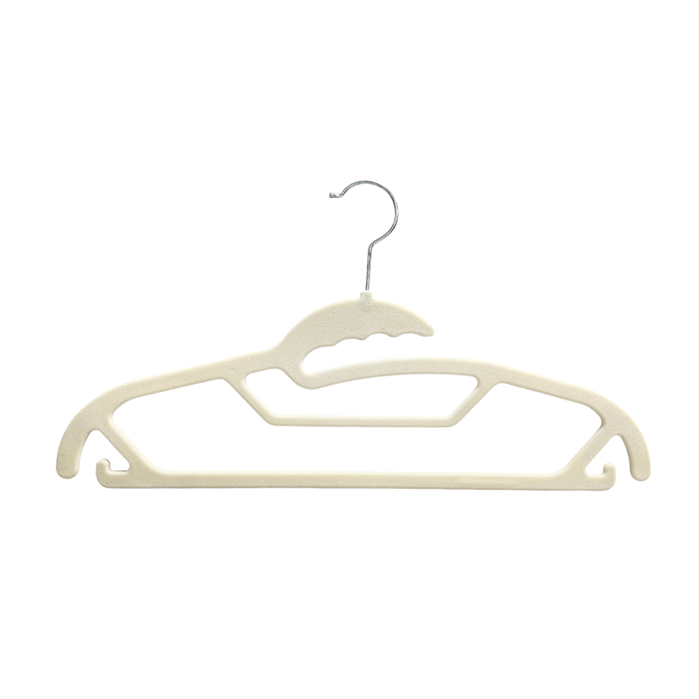 White Velvet  Multi-functional Stylish Coat Rack Bedroom Clothes Cloth Suit Hanger Stand