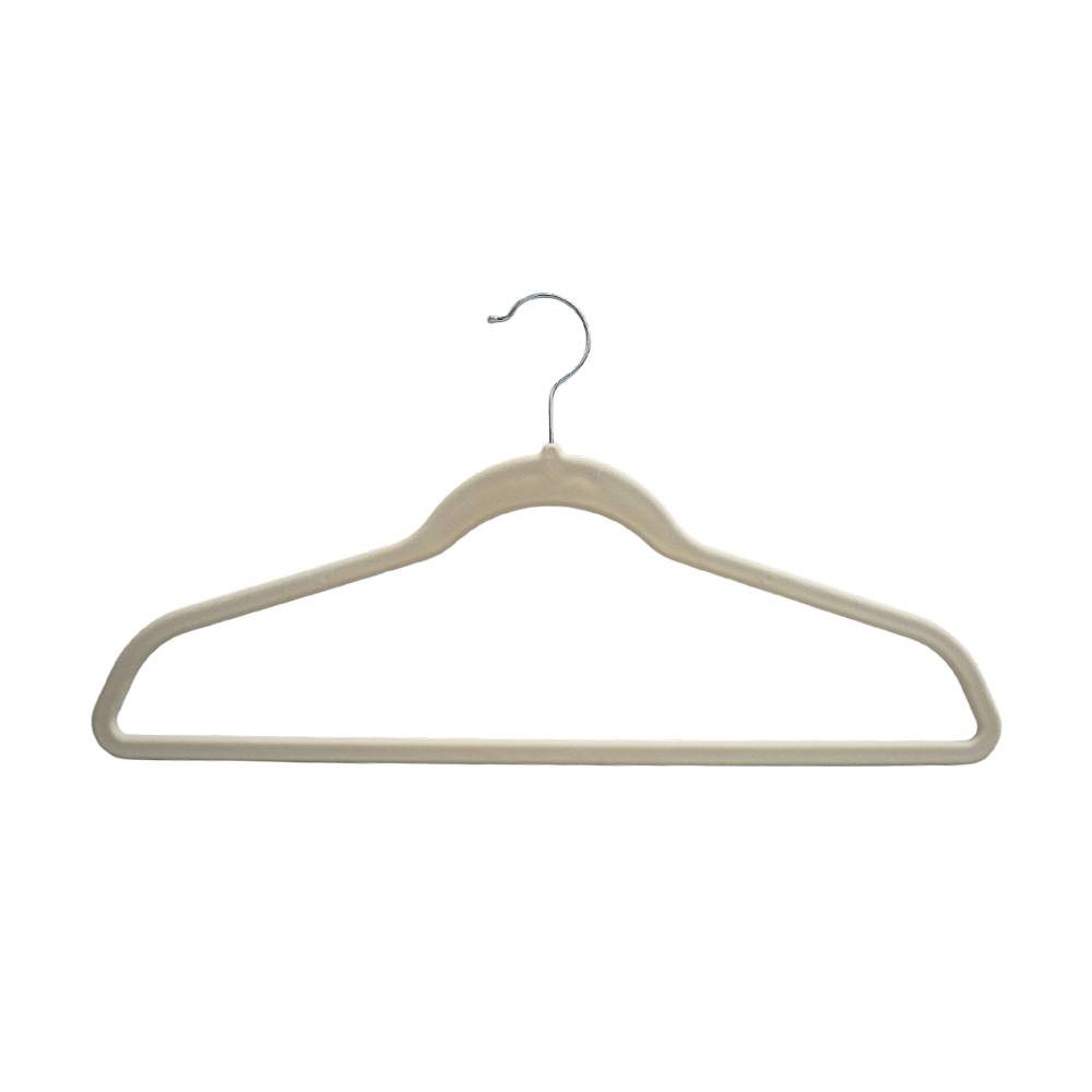 High-End Luxury Velvet Fabric Coat Hangers Premium Versatile Suit and Clothing Hangers for Wardrobe