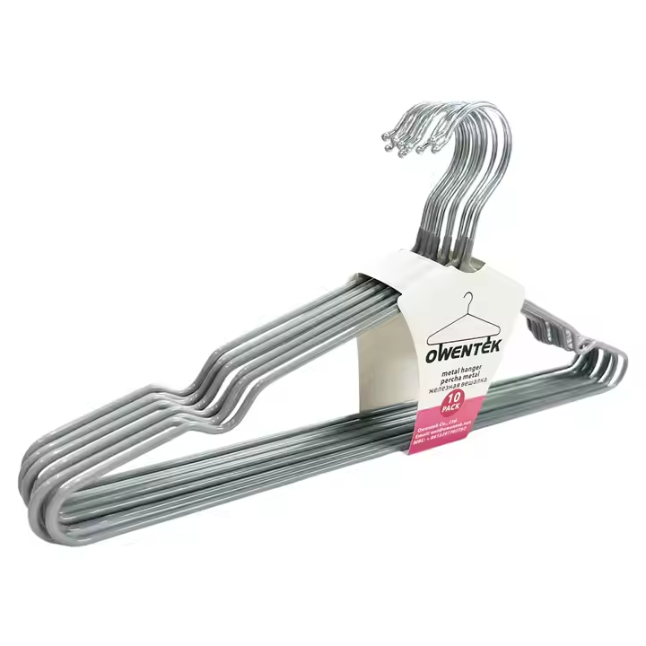 Cheap Wire Hangers in Bulk Adults Children Metal Wire Clothes White Black Pink PVC Hangers for Sale