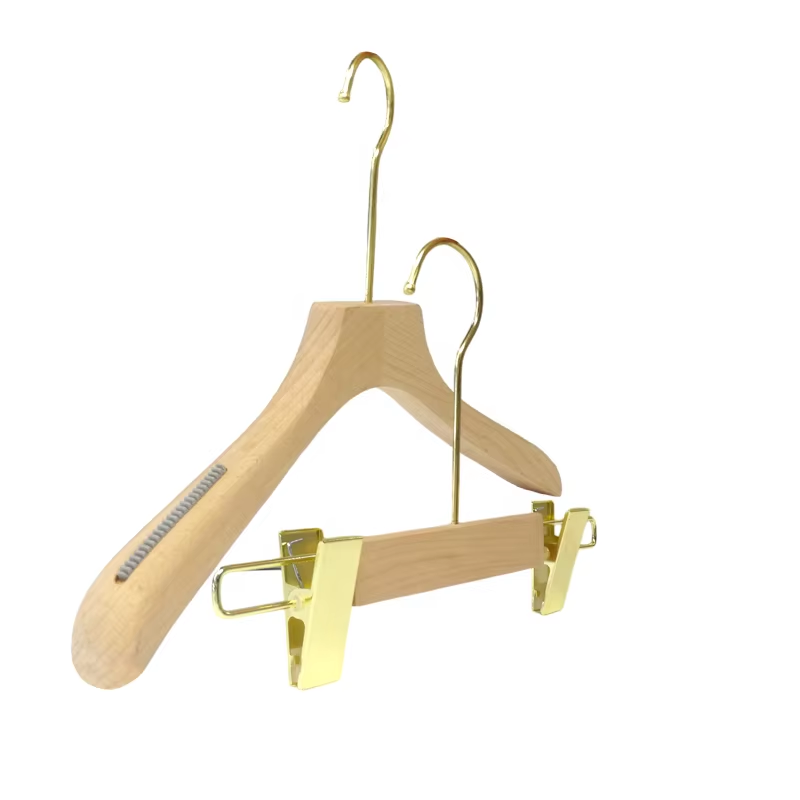 Bulk - Order Custom Wooden Suit Coat Hangers for Adults: Ideal for Brand Displays, Direct from Supplier