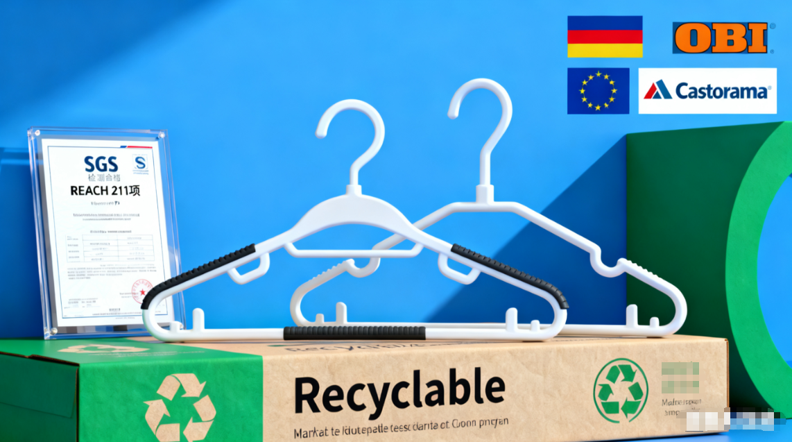 Our Plastic Hangers Pass EU REACH 211-Substance Test, Successfully Entering European Home Retail Chan
